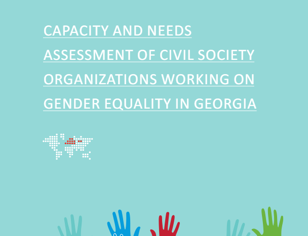 Report | Capacity and training needs assessment of Civil Society Organizations (CSOs) working on gender equality issues in Georgia