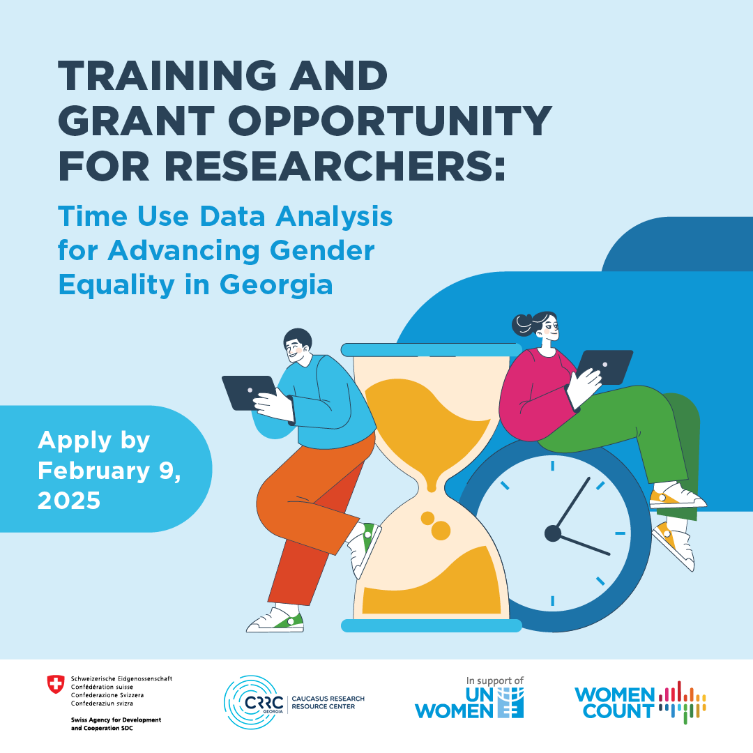 Call for Applications: Time Use Data Analysis for Advancing Gender Equality in Georgia